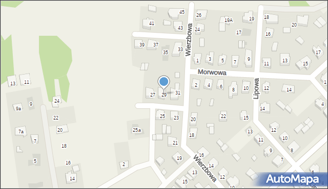 Stare Miasto, Wierzbowa, 29, mapa Stare Miasto