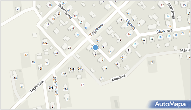 Stare Miasto, Wierzbowa, 5, mapa Stare Miasto