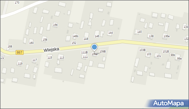 Stare Oleszyce, Wiejska, 109a, mapa Stare Oleszyce