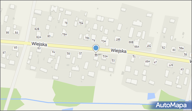 Stare Oleszyce, Wiejska, 55, mapa Stare Oleszyce