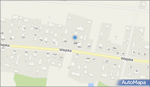 Stare Oleszyce, Wiejska, 66B, mapa Stare Oleszyce