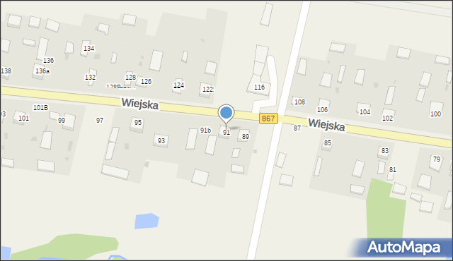 Stare Oleszyce, Wiejska, 91A, mapa Stare Oleszyce