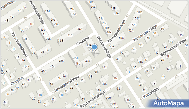 Stargard, Wieniawskiego Henryka, 23C, mapa Stargard