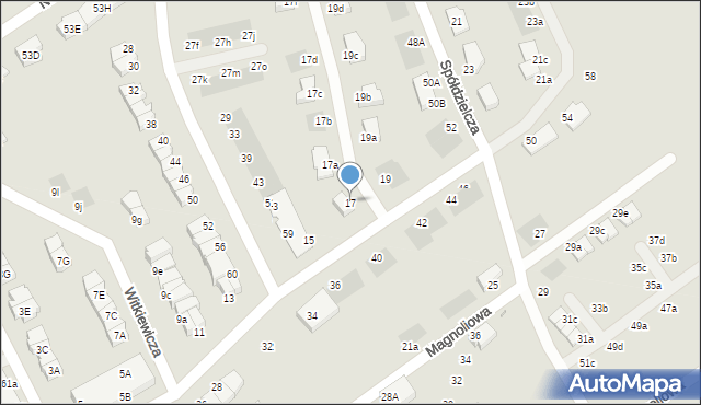 Stargard, Witkiewicza Stanisława Ignacego, 17, mapa Stargard
