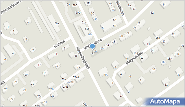 Stargard, Witkiewicza Stanisława Ignacego, 4, mapa Stargard