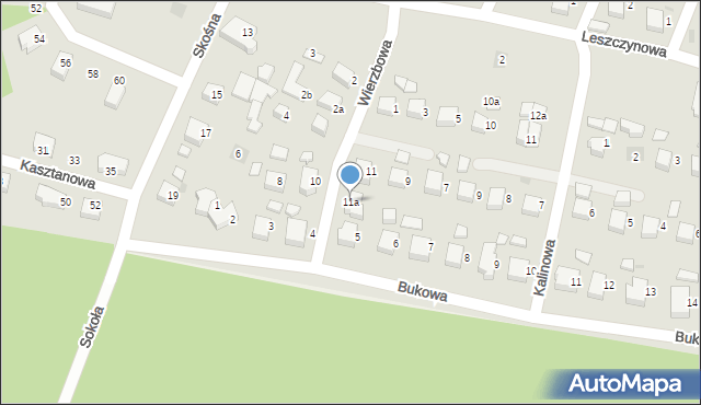 Starogard Gdański, Wierzbowa, 11a, mapa Starogard Gdański