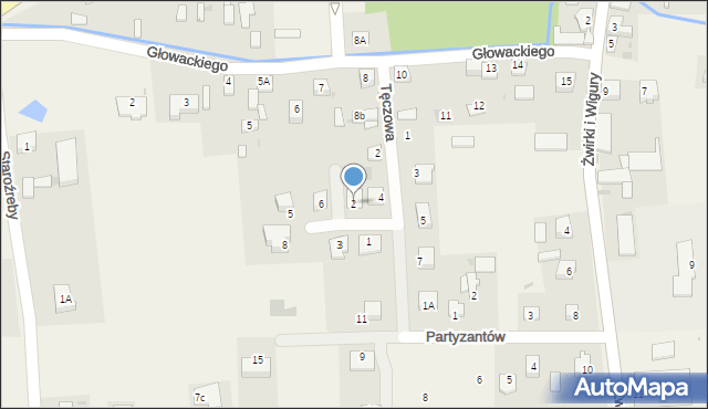 Staroźreby, Wiosenna, 2, mapa Staroźreby