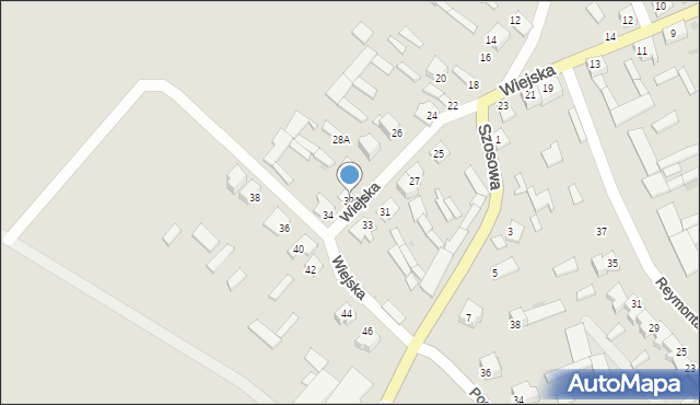 Stawiski, Wiejska, 32, mapa Stawiski