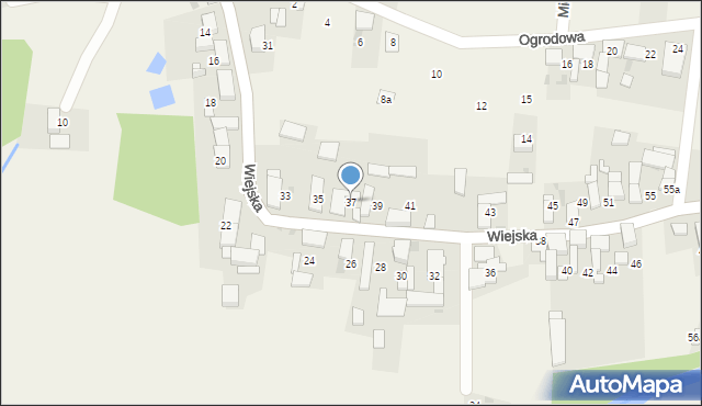 Steblów, Wiejska, 37, mapa Steblów