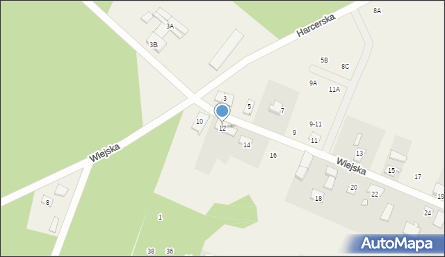 Stęszewko, Wiejska, 12, mapa Stęszewko