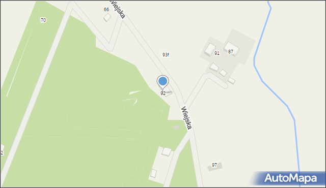 Stęszewko, Wiejska, 92, mapa Stęszewko