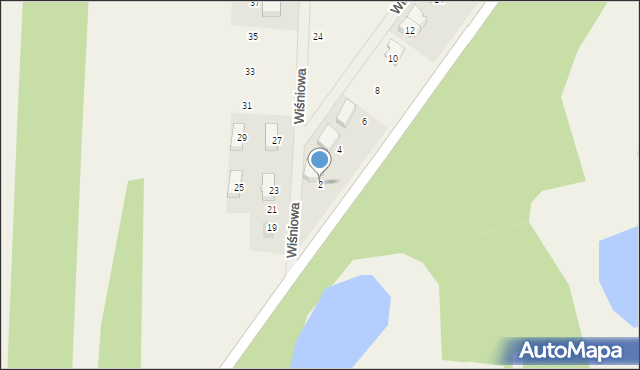 Stobno, Wiśniowa, 2, mapa Stobno