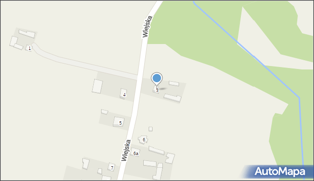 Stoczek, Wiejska, 3, mapa Stoczek