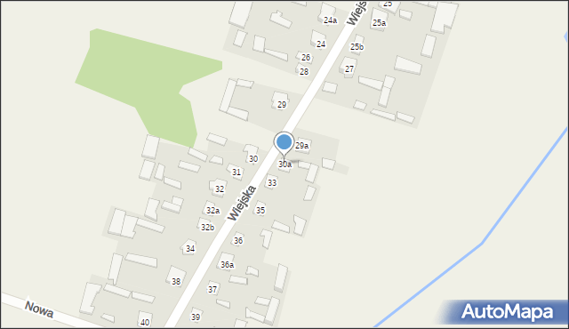 Stoczek, Wiejska, 30a, mapa Stoczek