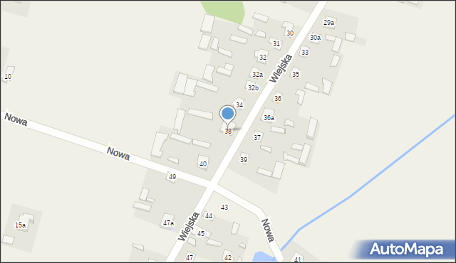Stoczek, Wiejska, 38, mapa Stoczek