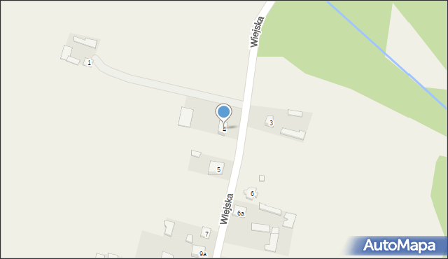 Stoczek, Wiejska, 4, mapa Stoczek