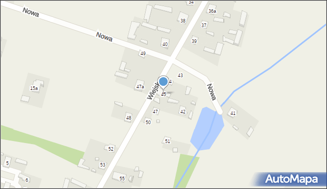 Stoczek, Wiejska, 45, mapa Stoczek