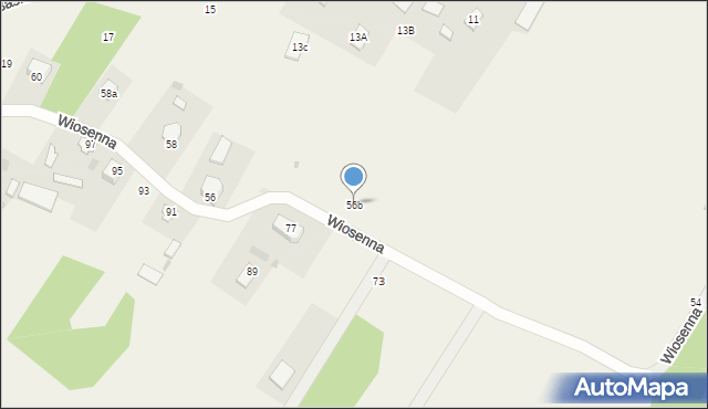 Stok Lacki-Folwark, Wiosenna, 56b, mapa Stok Lacki-Folwark