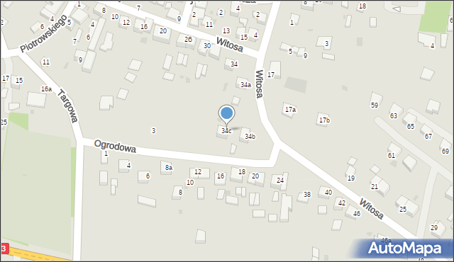 Stopnica, Witosa Wincentego, 34c, mapa Stopnica