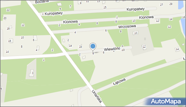 Strachów, Wiewiórki, 4, mapa Strachów