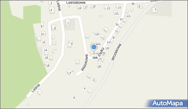 Strzegomiany, Widokowa, 7/L, mapa Strzegomiany