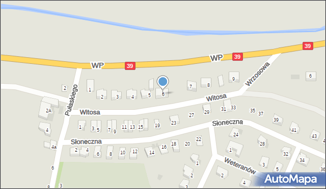 Strzelin, Witosa Wincentego, 6, mapa Strzelin