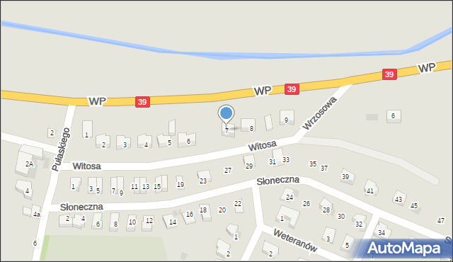 Strzelin, Witosa Wincentego, 7, mapa Strzelin