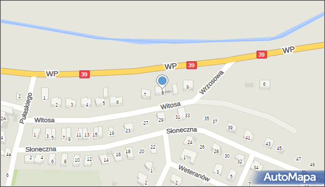 Strzelin, Witosa Wincentego, 8, mapa Strzelin