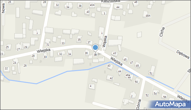 Strzelno, Wiejska, 38, mapa Strzelno