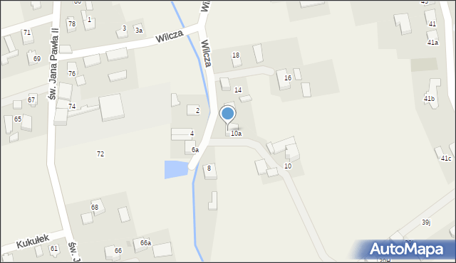 Studzienice, Wilcza, 12, mapa Studzienice