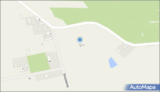 Studzienki, Wisławica, 2, mapa Studzienki