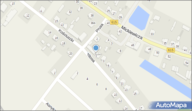 Stupsk, Witosa Wincentego, 1, mapa Stupsk