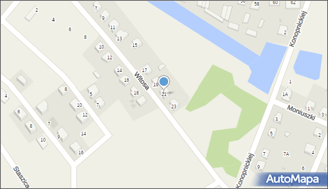 Stupsk, Witosa Wincentego, 21, mapa Stupsk