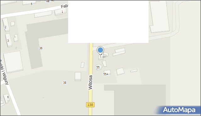 Sulęcin, Witosa Wincentego, 53, mapa Sulęcin