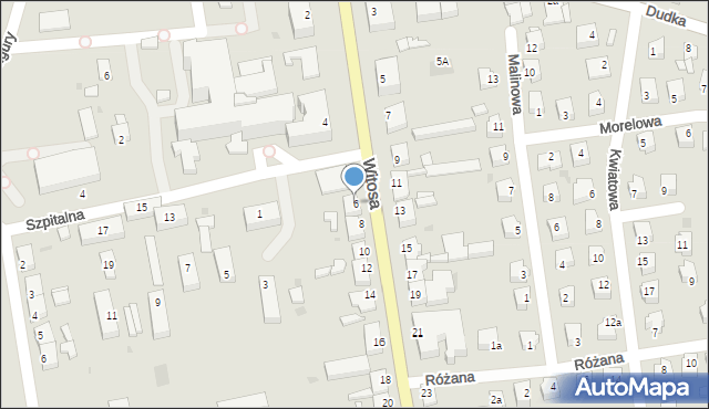 Sulęcin, Witosa Wincentego, 6, mapa Sulęcin