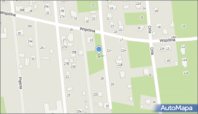 Sulejówek, Wiśniowa, 26, mapa Sulejówek