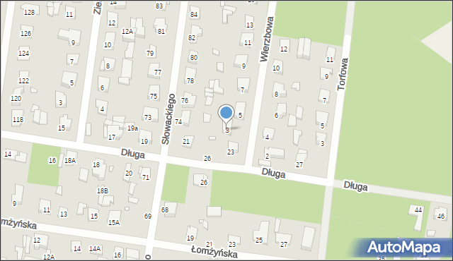 Sulejówek, Wierzbowa, 3, mapa Sulejówek