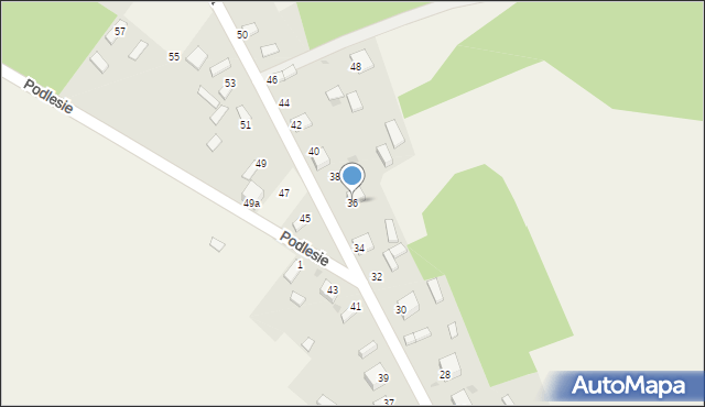 Suliszowice, Wiejska, 36, mapa Suliszowice