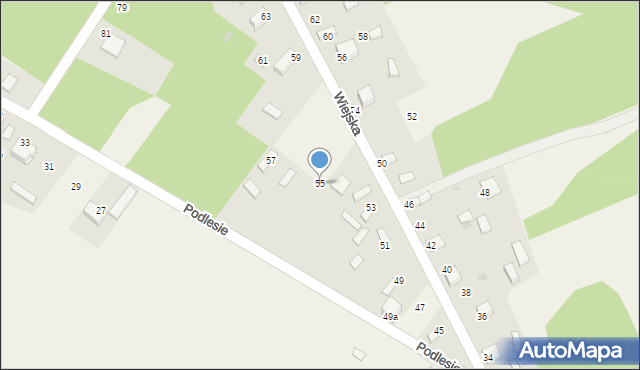 Suliszowice, Wiejska, 55, mapa Suliszowice