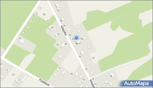 Suliszowice, Wiejska, 56, mapa Suliszowice