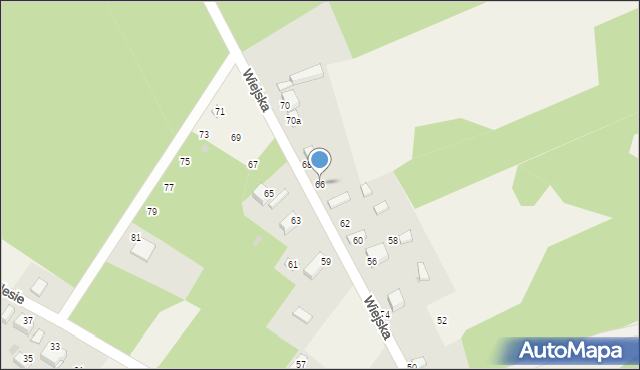 Suliszowice, Wiejska, 66, mapa Suliszowice