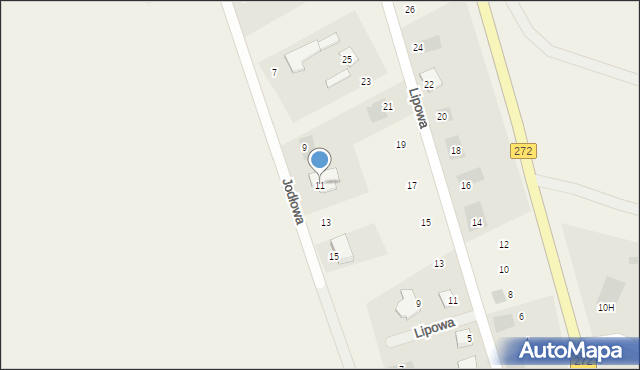 Sulnowo, Wierzbowa, 11, mapa Sulnowo