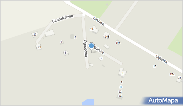 Susz, Wiśniowa, 2a, mapa Susz