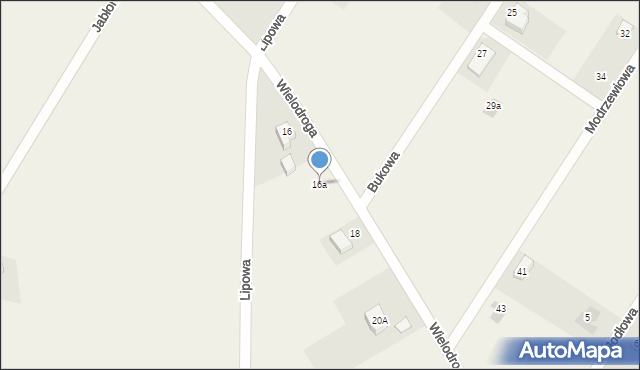 Suszec, Wielodroga, 16a, mapa Suszec