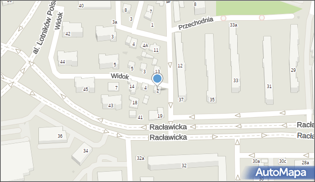 Świdnik, Widok, 2, mapa Świdnika