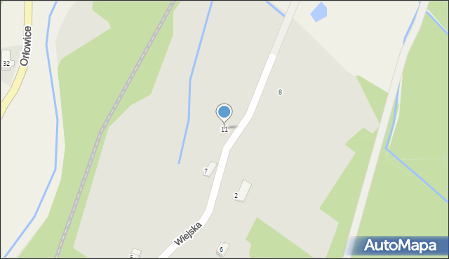 Świeradów-Zdrój, Wiejska, 11, mapa Świeradów-Zdrój