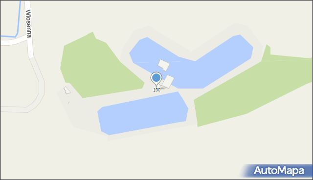 Świerklaniec, Wiosenna, 100, mapa Świerklaniec