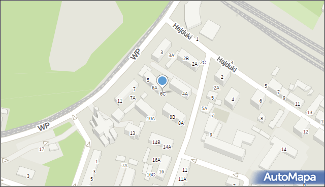 Świętochłowice, Wiśniowa, 6C, mapa Świętochłowice