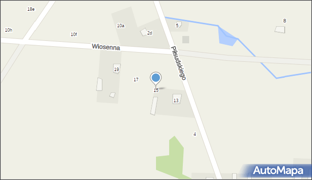 Świętochów, Wiosenna, 15, mapa Świętochów