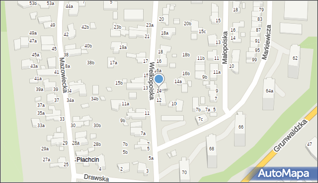 Świnoujście, Wielkopolska, 14, mapa Świnoujście